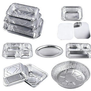 Home round foil container