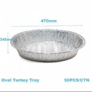 oval turkey roaster aluminium foil pan t470