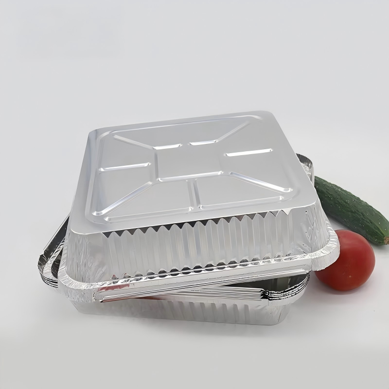 square 9" x 9" aluminum foil container sq230 square 9" x 9" aluminum foil container sq230