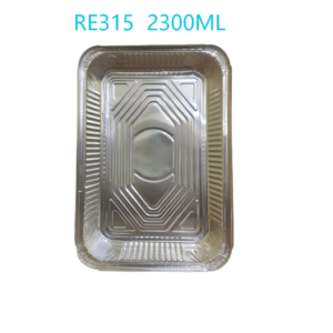 re315 2300ml aluminium foil container tray pan