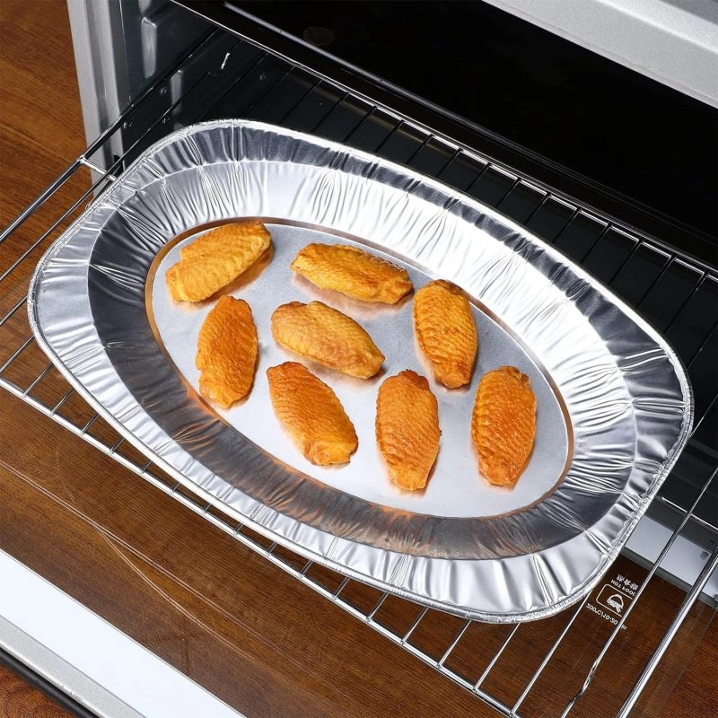 oval medium size aluminum foil platter p345 oval medium size aluminum foil platter p345