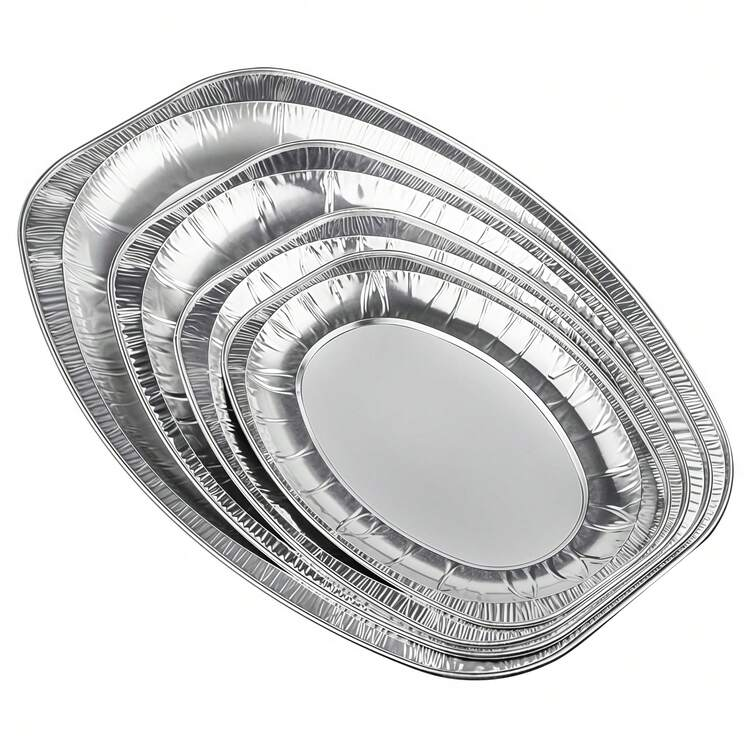 oval medium size aluminum foil platter p345 oval medium size aluminum foil platter p345