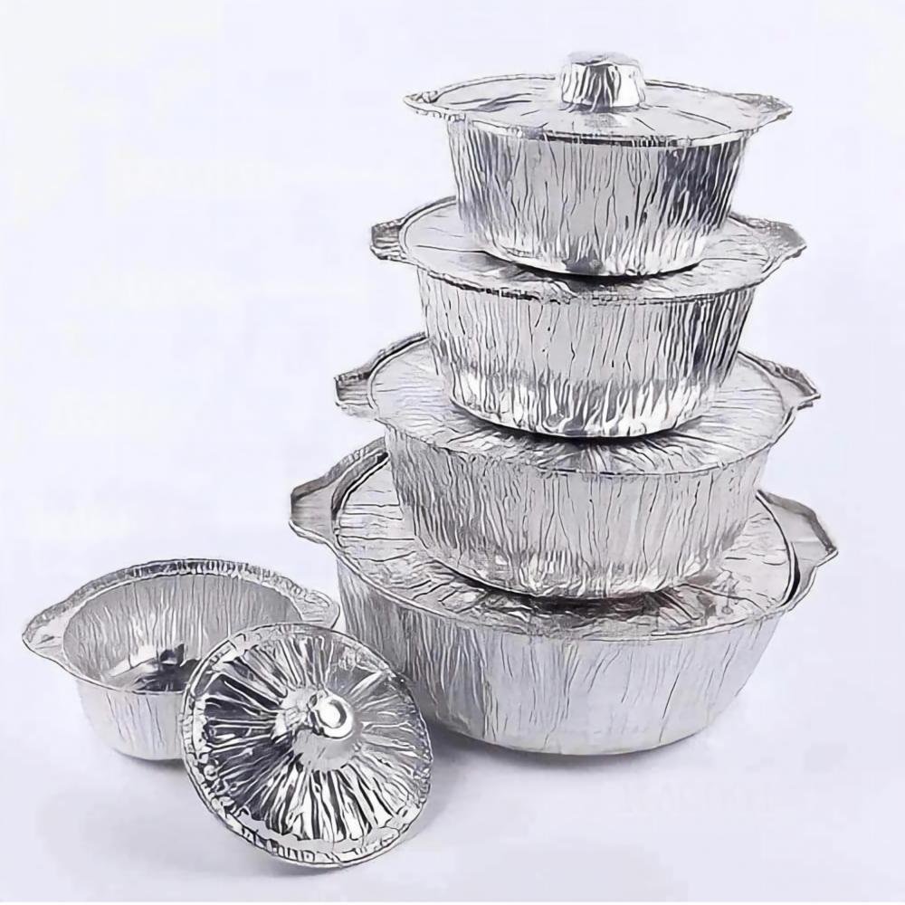 china disposable aluminum foil pot with lid manufacturer china disposable aluminum foil pot with lid manufacturer