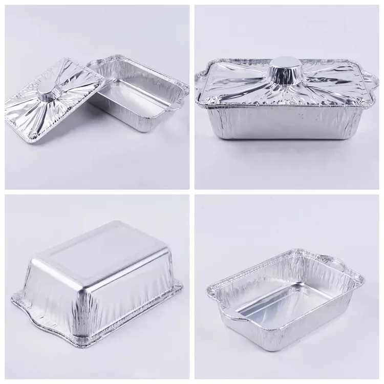 recyclable aluminum foil pot with lid recyclable aluminum foil pot with lid