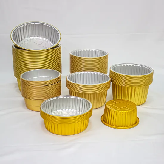 aluminium foil container round gold foil container aluminium foil container round gold foil container