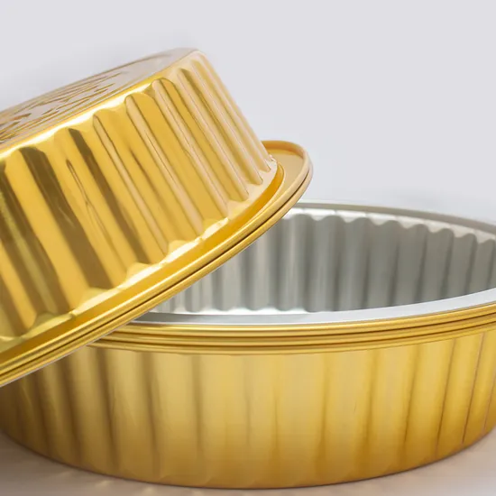 aluminium foil container round gold foil container aluminium foil container round gold foil container