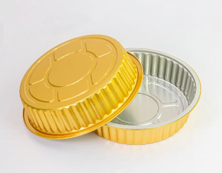 aluminium foil container round gold foil container aluminium foil container round gold foil container