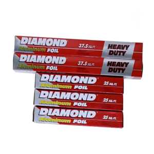 Home diamond aluminum foil paper roll 30 cm 45cm supplier