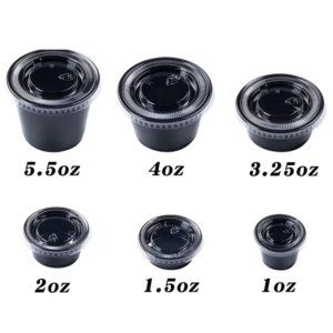 disposable plastic sauce container pp plastic clear sauce cup