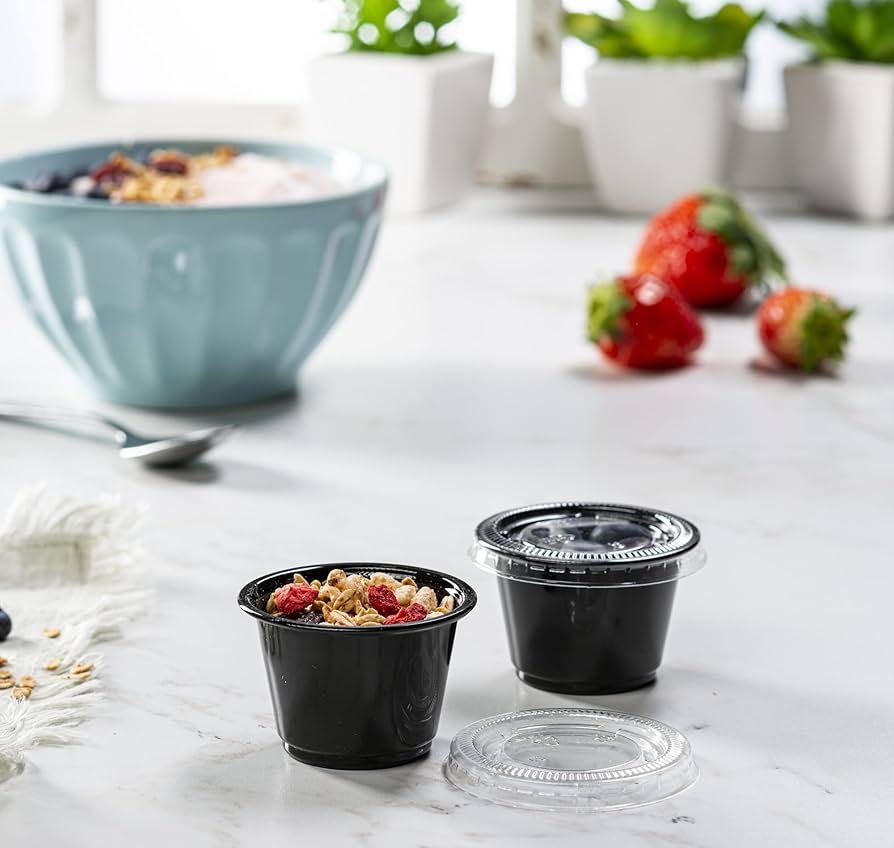 disposable plastic sauce container pp plastic clear black sauce cup disposable plastic sauce container pp plastic clear black sauce cup